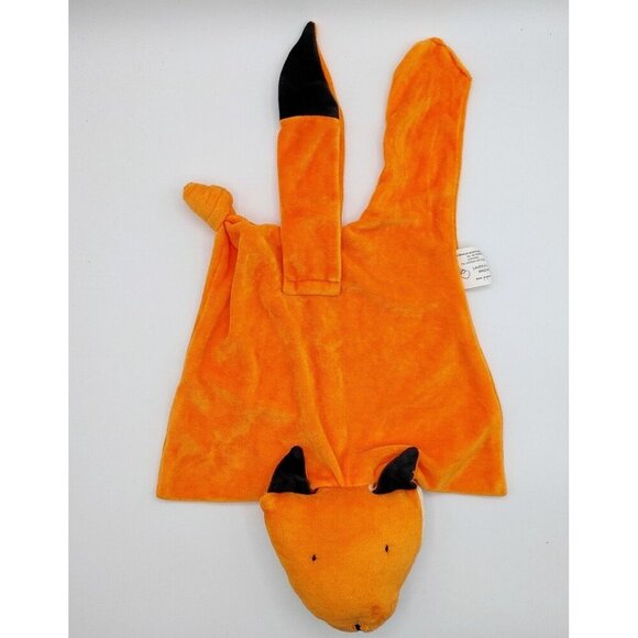 Papoum Papoum Orange Fox Baby Security Blankie Blanket Lovey - Picture 1 of 5